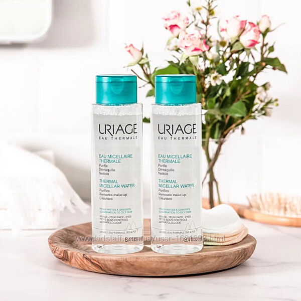 Термальна міцелярна вода Uriage для комбінованої та жирної шкіри 