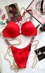 Купальник виктория сикрет Victoria secret bombshell двойной пушап 80b 36b 