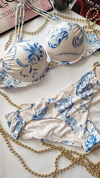 Купальник великий пушап подвійний Victoria&acutes secret original 75b 34b m