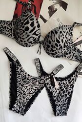 Купальник Victoria´s secret shine 34d 75d 80c m l со стразами
