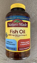 Риб&acuteячий жир омега-3 1200 mg, 300 капсул, США