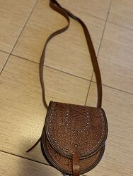 Шкіряна сумка крос- боді ручної роботи