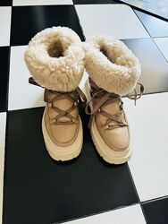 Зимові чобітки, натуральне хутро Розмір 38