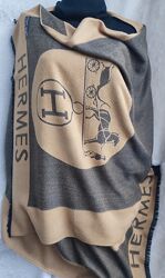 Шарф палантин Hermes кашемир 