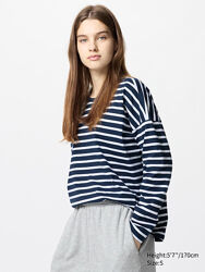 Бавовняний лонгслів Airism Uniqlo