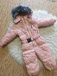 Зимовий комбінезон для дівчинки р.92,98