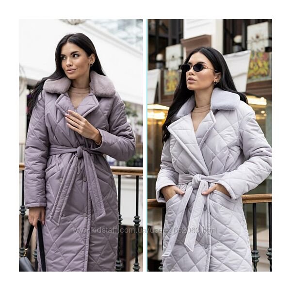 Пальто жіноче зимове зі знімним капюшоном. Розпродаж залишків