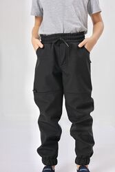 Штани джогери дитячі на флісі , софт шелл, водонепроникні