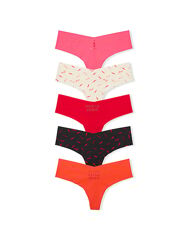 Набір безшовних трусиків стрінгів вікторія сікрет victorias secret