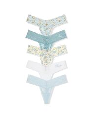 Набір мереживних трусиків стрінги victoria&acutes secret