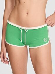 Трусики шортиками pink victorias secret cotton dorm boyshort panty