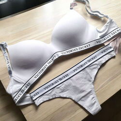 Комплект білизни без кісточок 34d/75d victorias secret