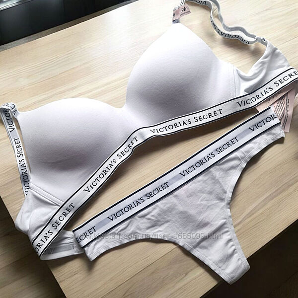 Комплект білизни без кісточок 34d/75d victorias secret