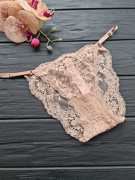 Трусики мереживні victorias secret преміум колекції
