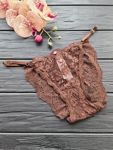 Трусики мереживні victorias secret преміум колекції