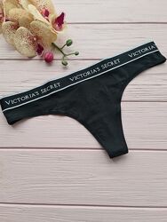 Трусики стрінги з лого вікторія сікрет victorias secret