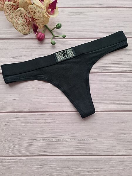 Котонові трусики стрінги вікторія сікрет victorias secret