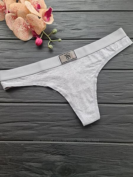 Котонові трусики стрінги вікторія сікрет victorias secret