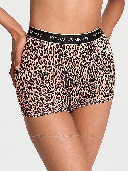 Трусики-шортики високої посадки victorias secret
