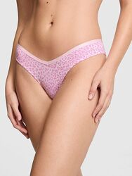 Трусики з бавовни з логотипом Victoria&acutes Secret Pink 