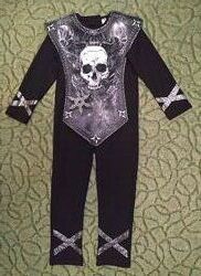 Карнавальный костюм Самурай, ниндзя, скелет на 7-8 лет на Хеллоуин