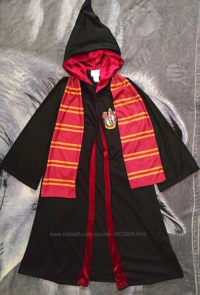 Карнавальное плащ Гарри Поттер на мальчика 9-10 лет на Хеллоуин