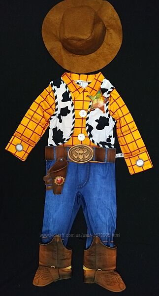 Карнавальный костюм шерифа Вуди история игрушек на мальчика 3-4 года