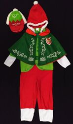 Карнавальный костюм Эльфа Рождества на мальчика 7-8 лет