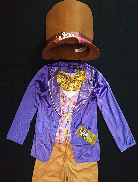 Карнавальный костюм Вилли Вонка Чарли Шоколадная фабрика на мальчика 7-8 л