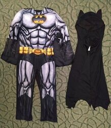 Карнавальный костюм Бетмена на мальчика 5-6 лет, с маской