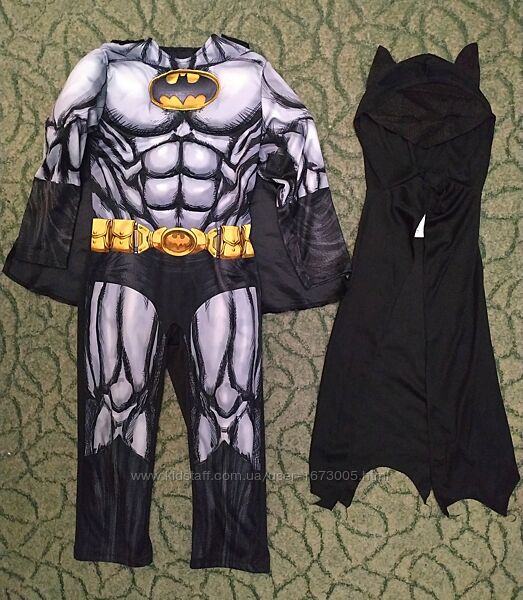 Карнавальный костюм Бетмена на мальчика 5-6 лет, с маской