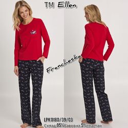 Піжама жіноча бавовна Snowy Weather ТМ Ellen LPK 0180/39/03