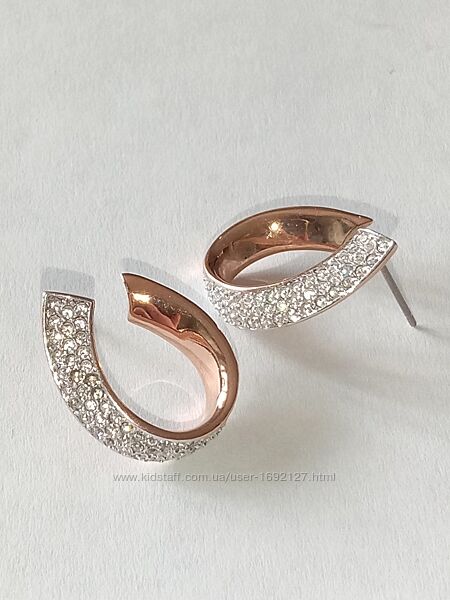 Серьги Swarovski Сваровски маркированы оригинал 