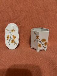 Фарфоровая вазочка, шкатулка