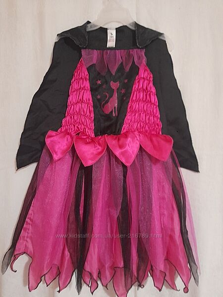 Карнавальна сукня Павучок- Хеловіна на 7-8 рокiв