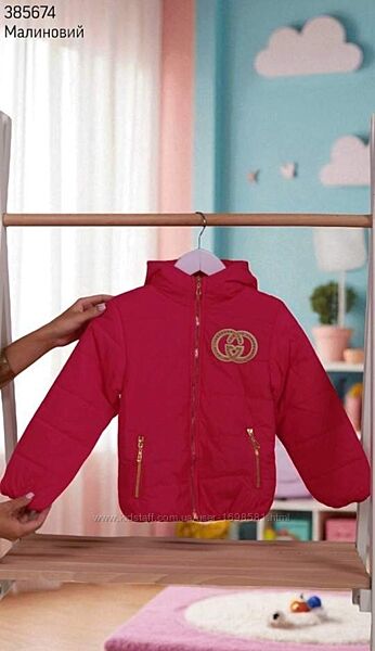 Курточка демі для дівчаток 4, 5 років