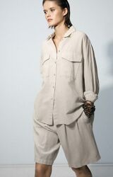 Сорочка на основі льону zara