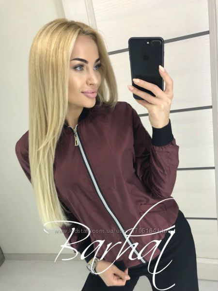 Женская куртка-ветровка бомбер Oxy разные цвета