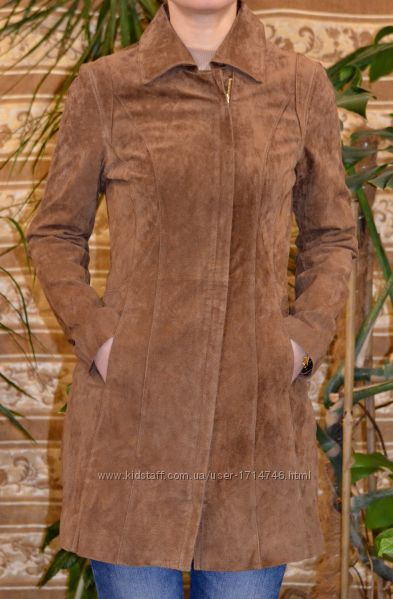 Жіночий замшевий піджак пальто куртка 38 р. RESERVED
