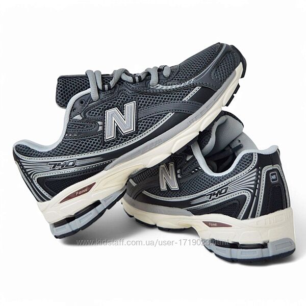 New Balance 740 Gray Beige кросівки жіночі нью беленс баланс кроссовки