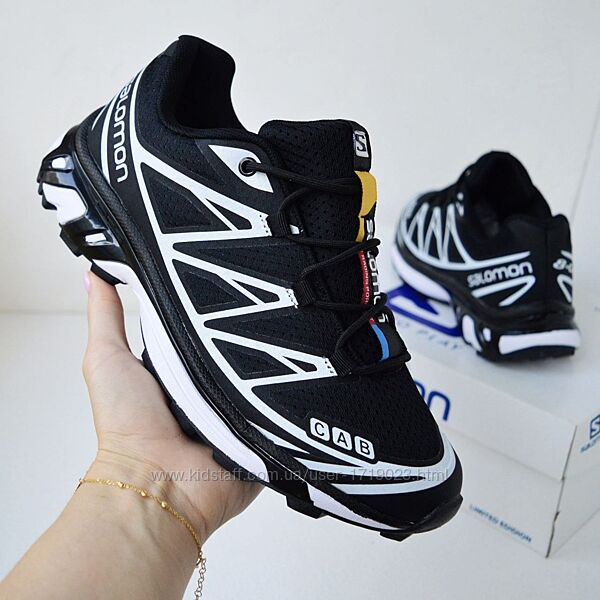 Salomon xt-6 Black White кросівки жіночі саломон соломони кроссовки женские