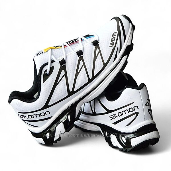 Salomon xt-6 White black кросівки чоловічі саломон кроссовки мужские