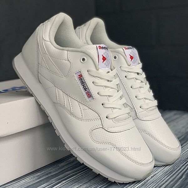 Reebok classic White кросівки чоловічі рибок рібок кроссовки кросовки