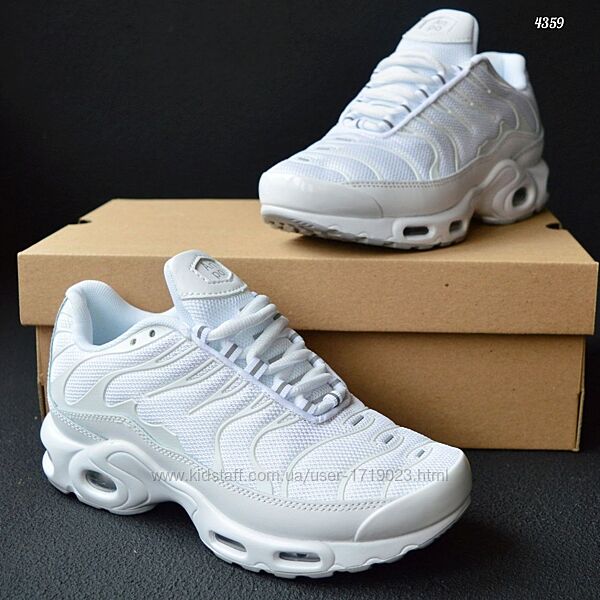 Classica  Nike Air Max Plus TN White кросівки жіночі кроссовки кросовки