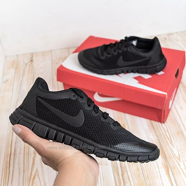 Nike Free Run 3.0 Black кросівки чоловічі найк кроссовки кросовки