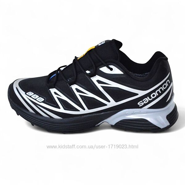 Salomon xt-6 Black White чорні з білим кросівки саломон чоловічі зимові 