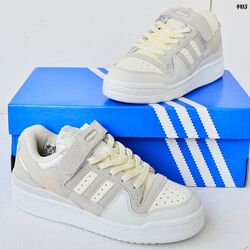 Adidas Forum LOW Beige Gray кросівки жіночі адідас форум адидас кроссовки