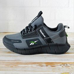Reebok Kinetica Gray Black термо кросівки рибок рібок кроссовки зимние