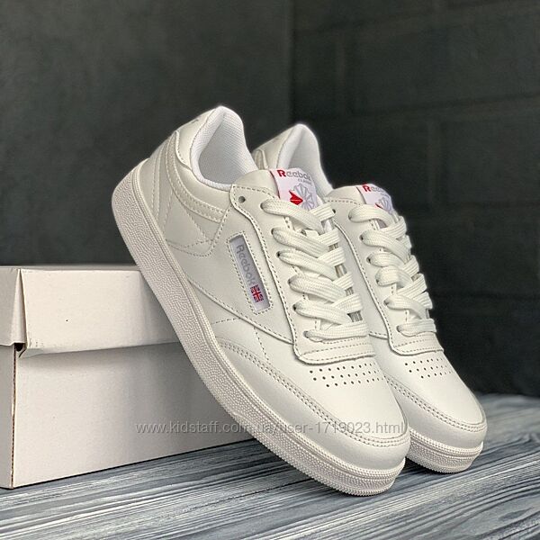 Reebok Club White Білі кросівки жіночі рібок рибок кроссовки кросовки 