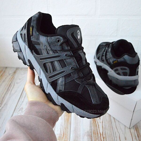 Asics Gel-Sonoma 15-50 Goretex Black Gray термо кросівки чоловічі асікс 